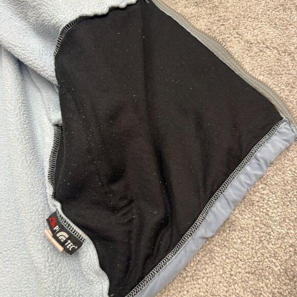 The North Face Denali Polartec Fleece Jacket Women Large Light Blue Outdoor Hike - Picture 8 of 16